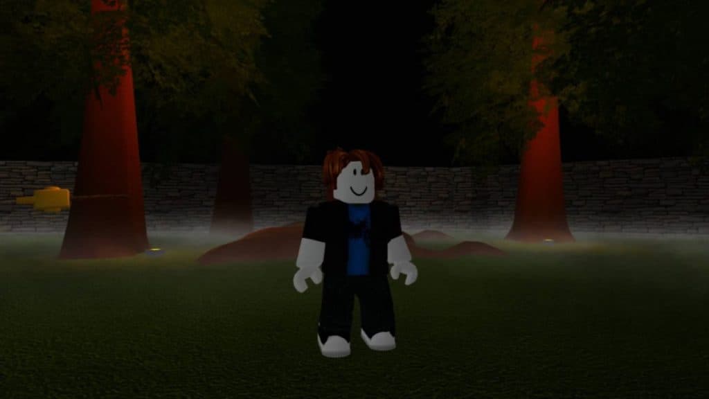 A player in The House TD on Roblox.