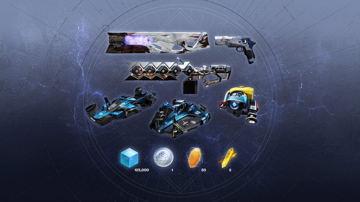 All the items in Destiny 2 Starter Pack