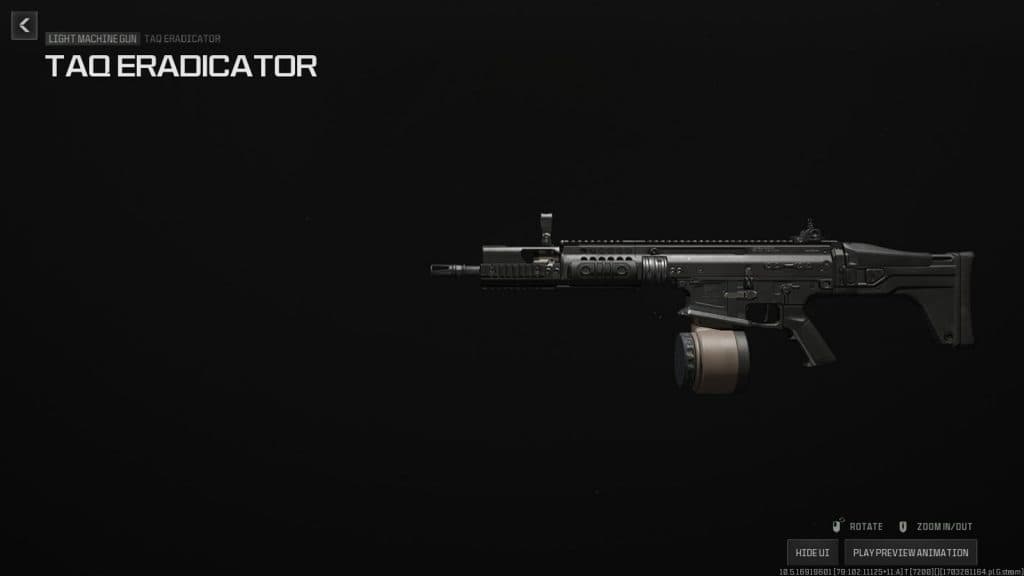 MW3 TAQ Eradicator weapon preview