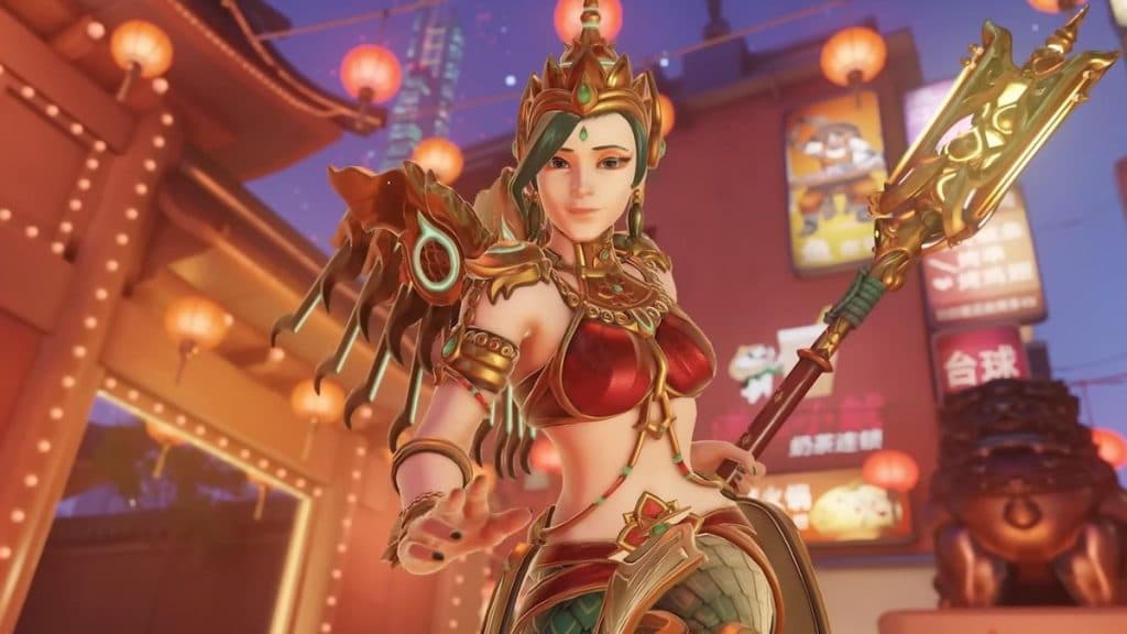 Overwatch 2 Year of the Dragon Mercy skin