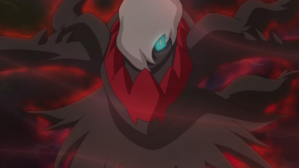 pokemon scarlet and violet mythical species darkrai in the anime