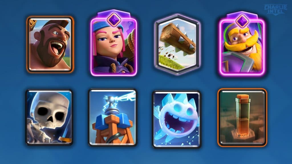 The Hog 2.8 Cycle deck in Clash Royale.