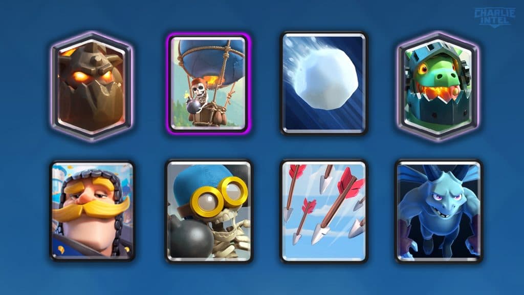 The Lavaloon Inferno deck in Clash Royale.