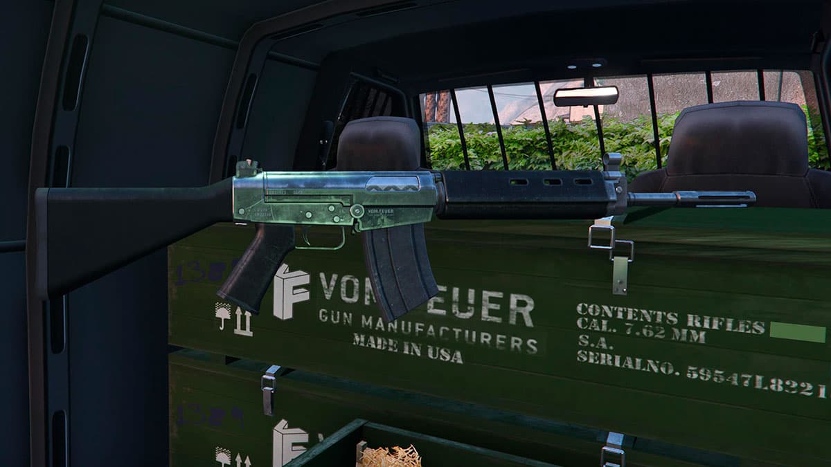 New Battle Rifle in GTA Online's Gun Van