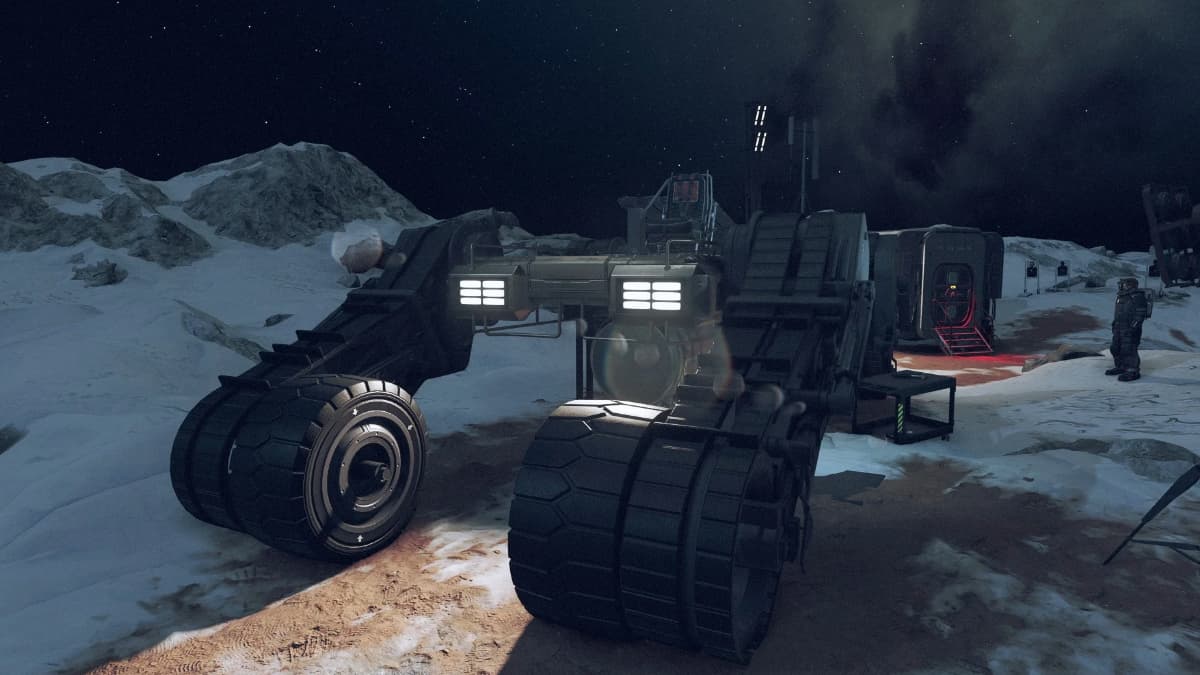 A ground vehicle in Starfield