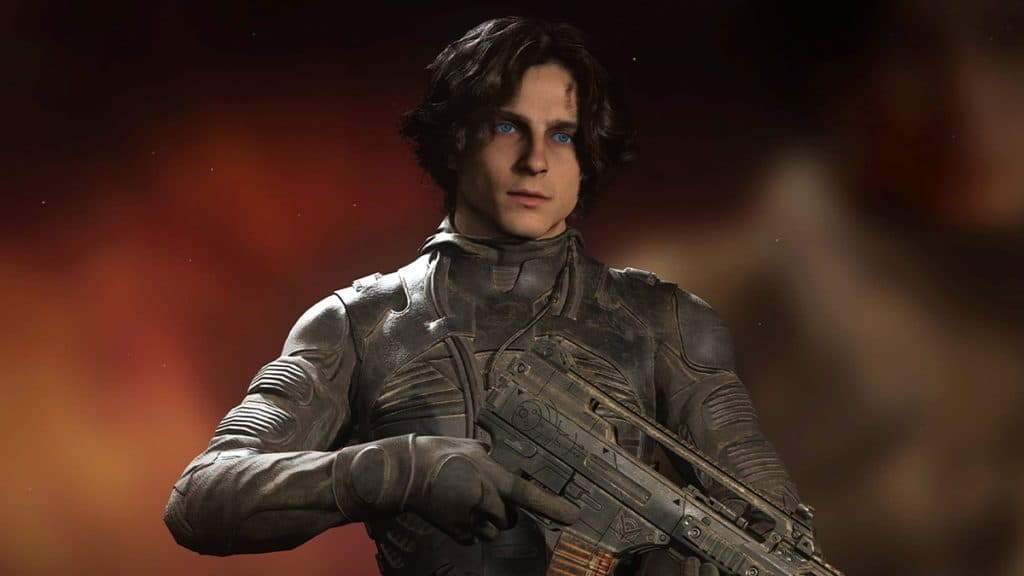 Timothee Chalamet's Paul Atreides in MW3 and Warzone