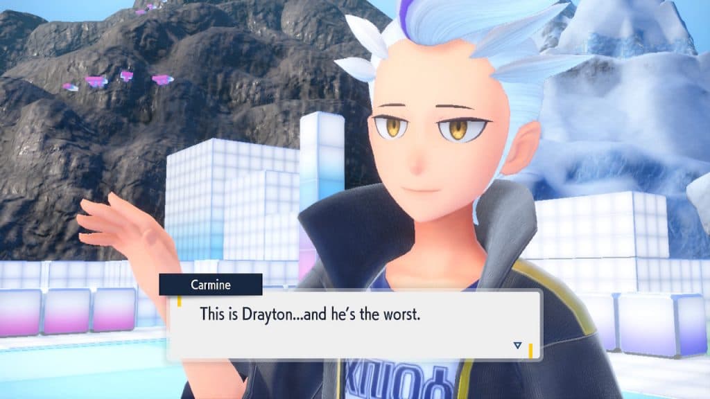 Drayton nel DLC Pokémon Scarlatto e Viola.