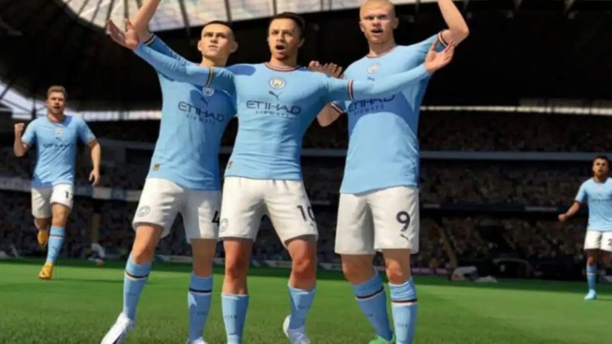 Phil Foden, Jack Grealish, and Erling Haaland in EA FC 24