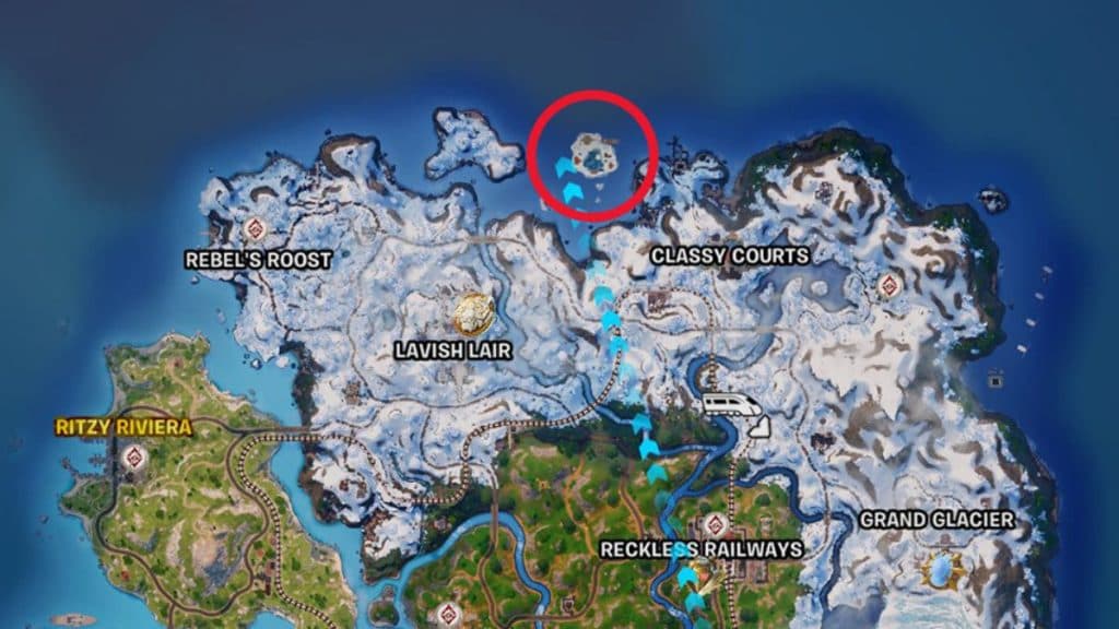 winterburg island circled on the fortnite map