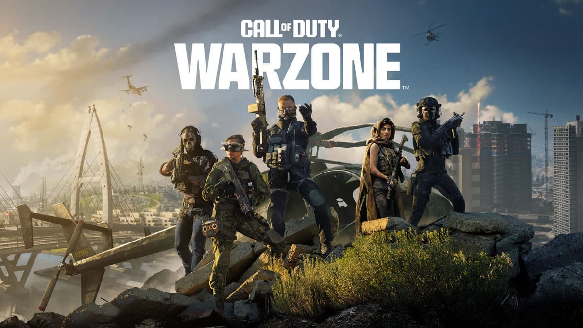 Warzone Operators in Season 1 poster in front of a crashed helicopter