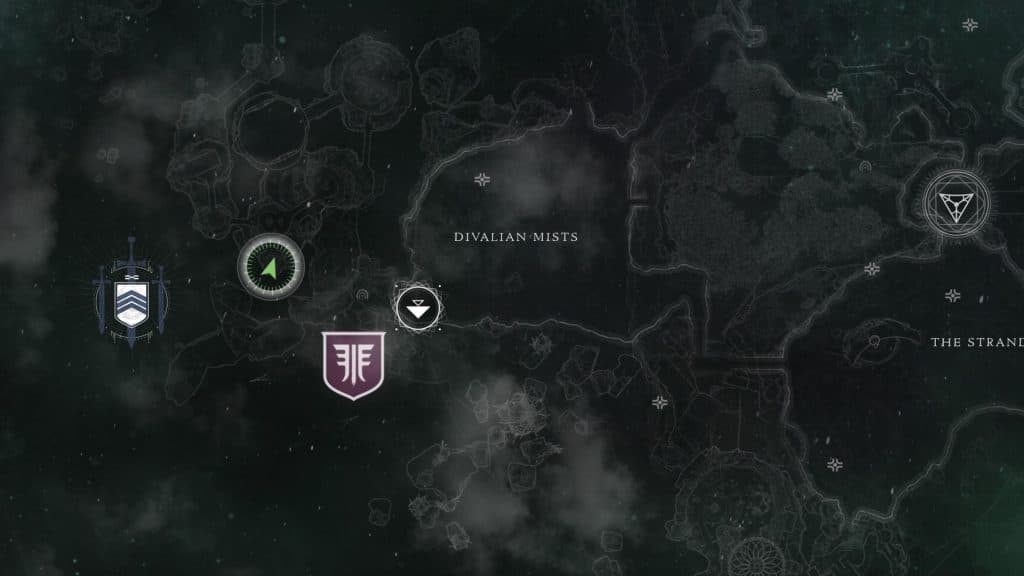 Dreaming City map in Destiny 2