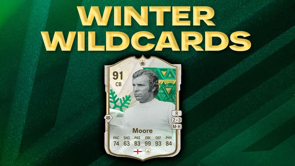 EA FC 24 Winter Wildcards Icon Bobby Moore card