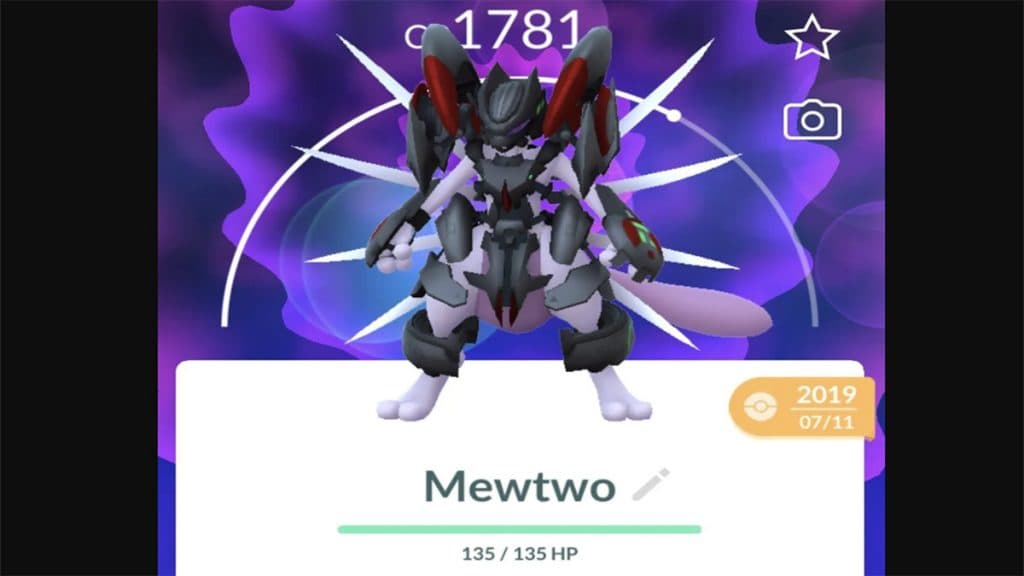Armored Mewtwo in Pokemon Go