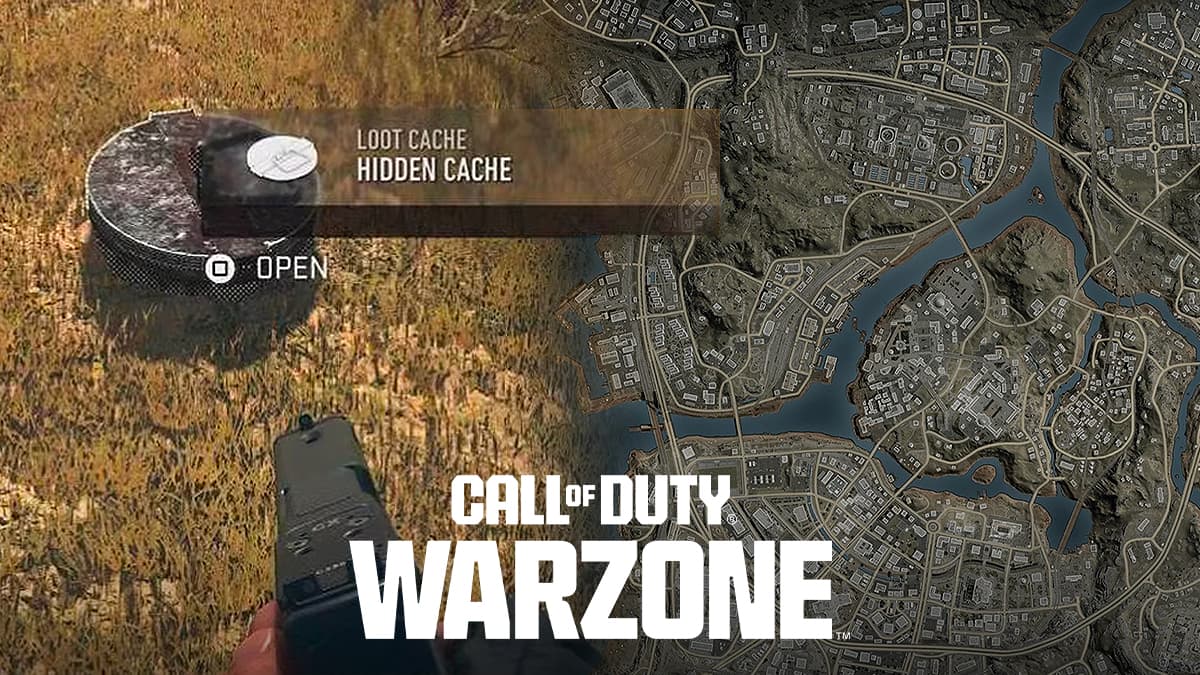 Warzone loot cache and Urzikstan map