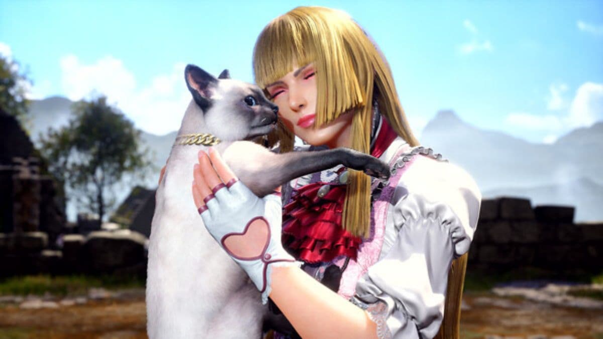 Tekken 8 Lili holding her cat