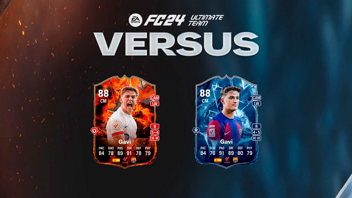 Fire and Ice Versus Gavi cards in EA FC 24