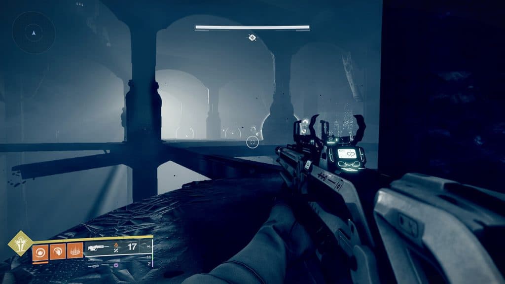 An in-game screenshot of the rafters room in Destiny 2 The Shattered Throne.