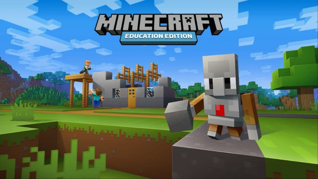 A golem in Minecraft Education Edition.