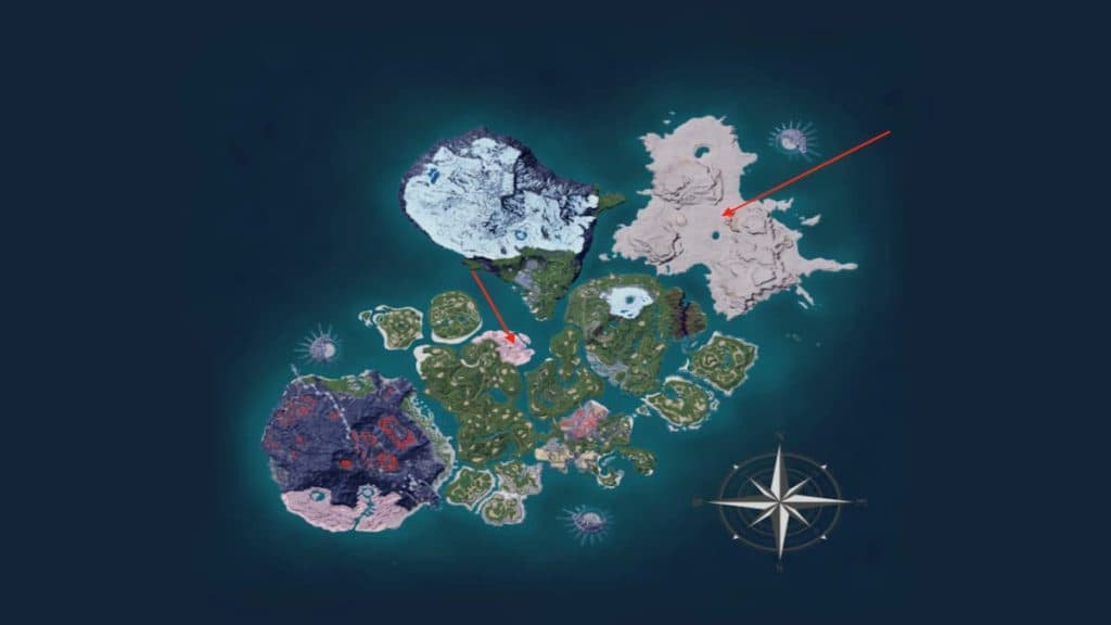 Palworld map
