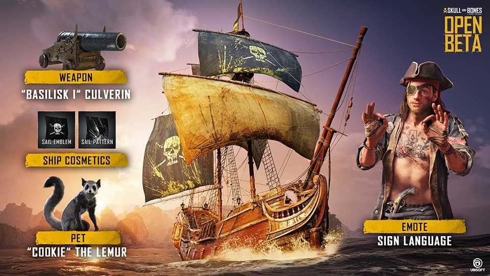 All the rewards for Skull and Bones open beta
