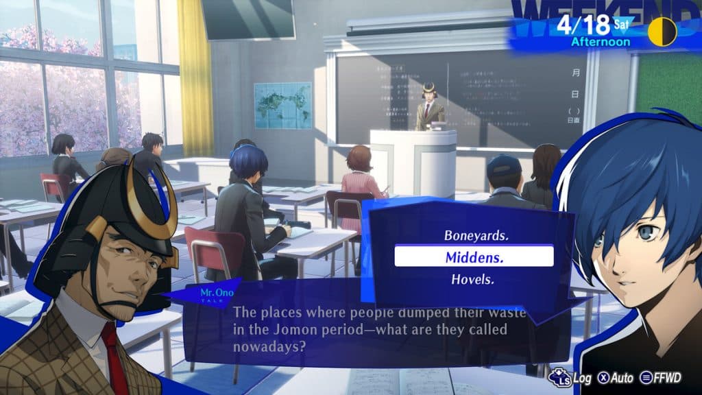 Persona 3 Reload: Стоит ли спать в классе?