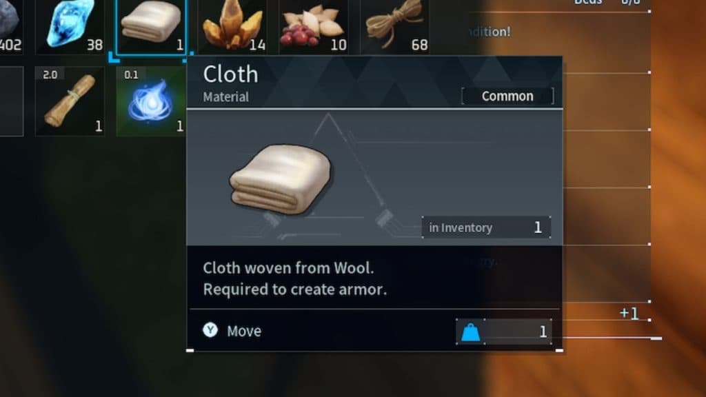 Cloth in Palworld.