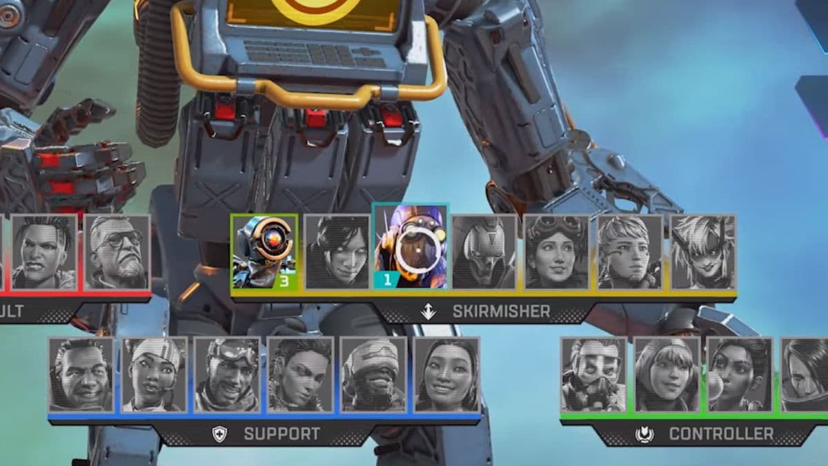 apex legends roster with leaked legend