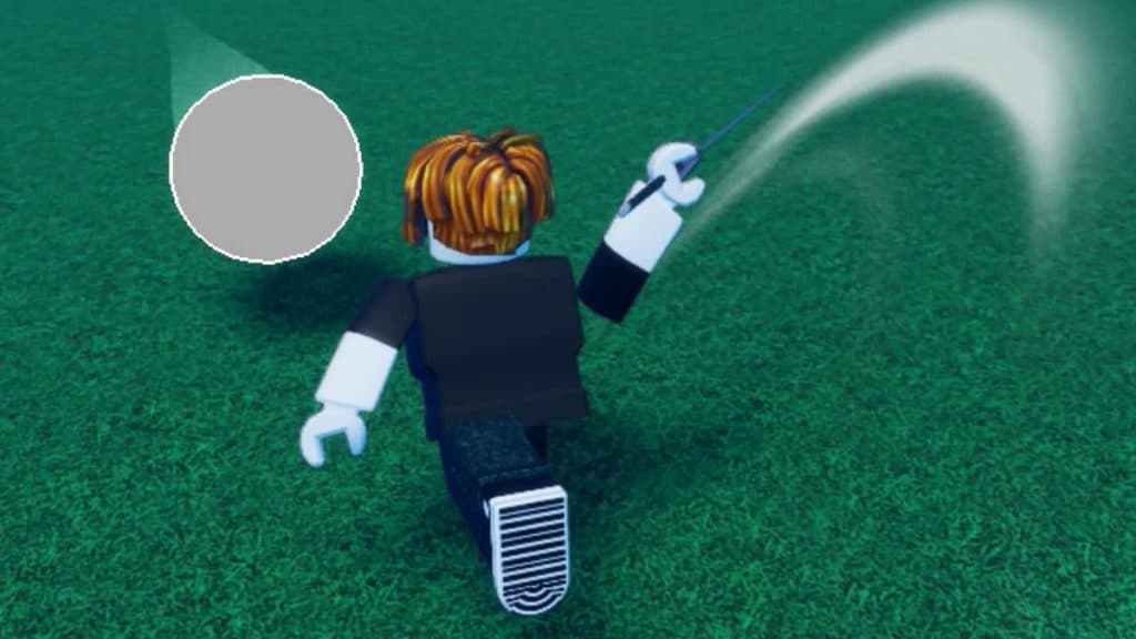 Blade Ball character in Roblox