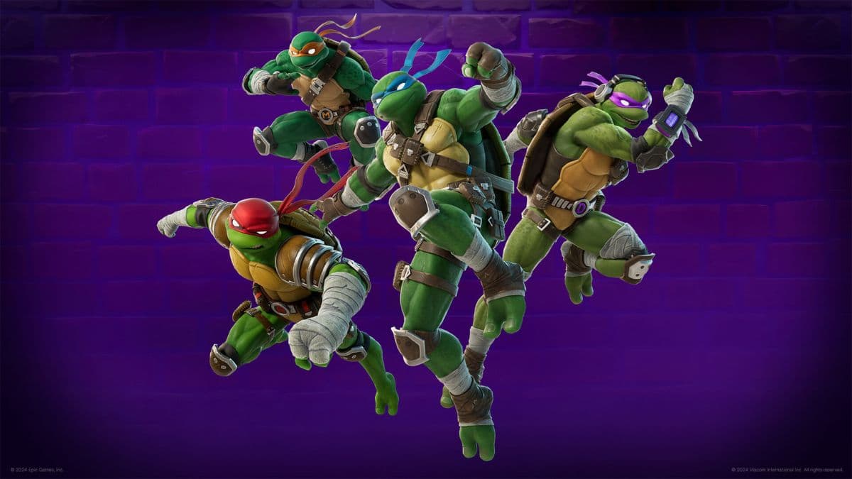 Teenage Mutant Ninja Turtles in Fortnite