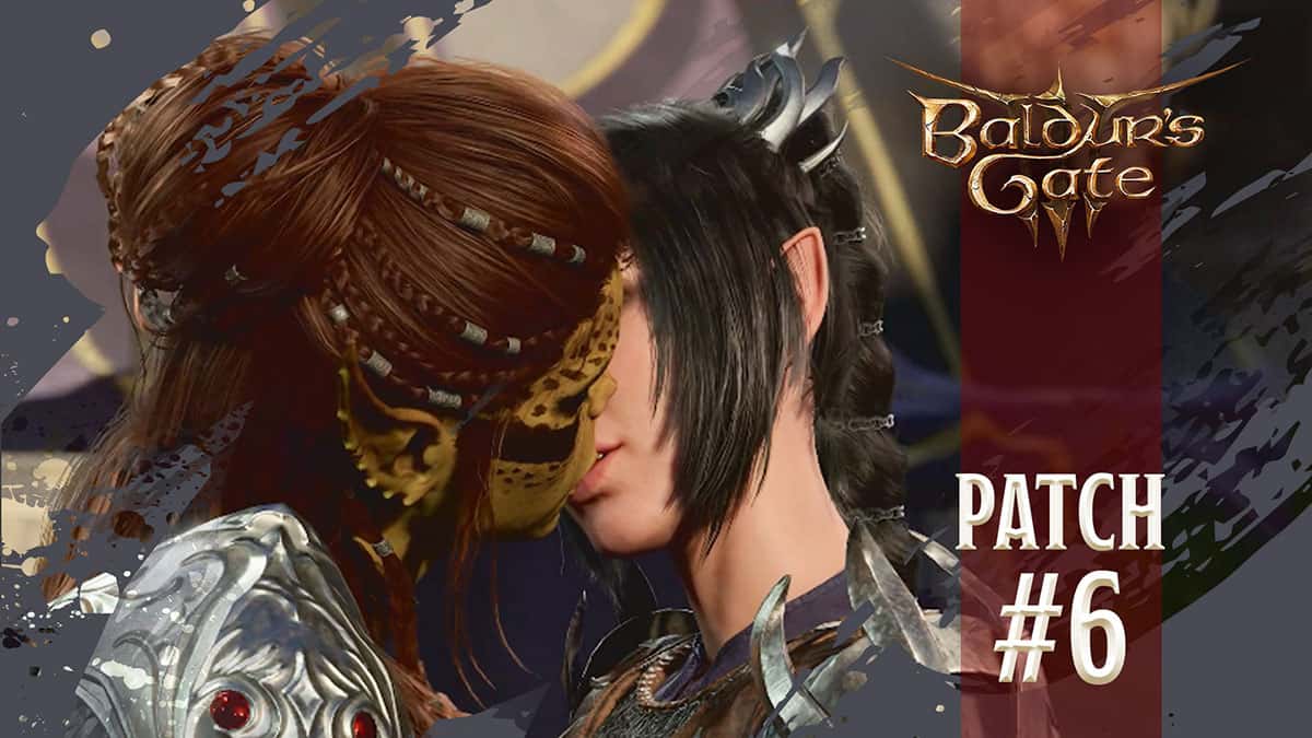 Lae'zel and Shadowheart kissing in Baldur's Gate 3