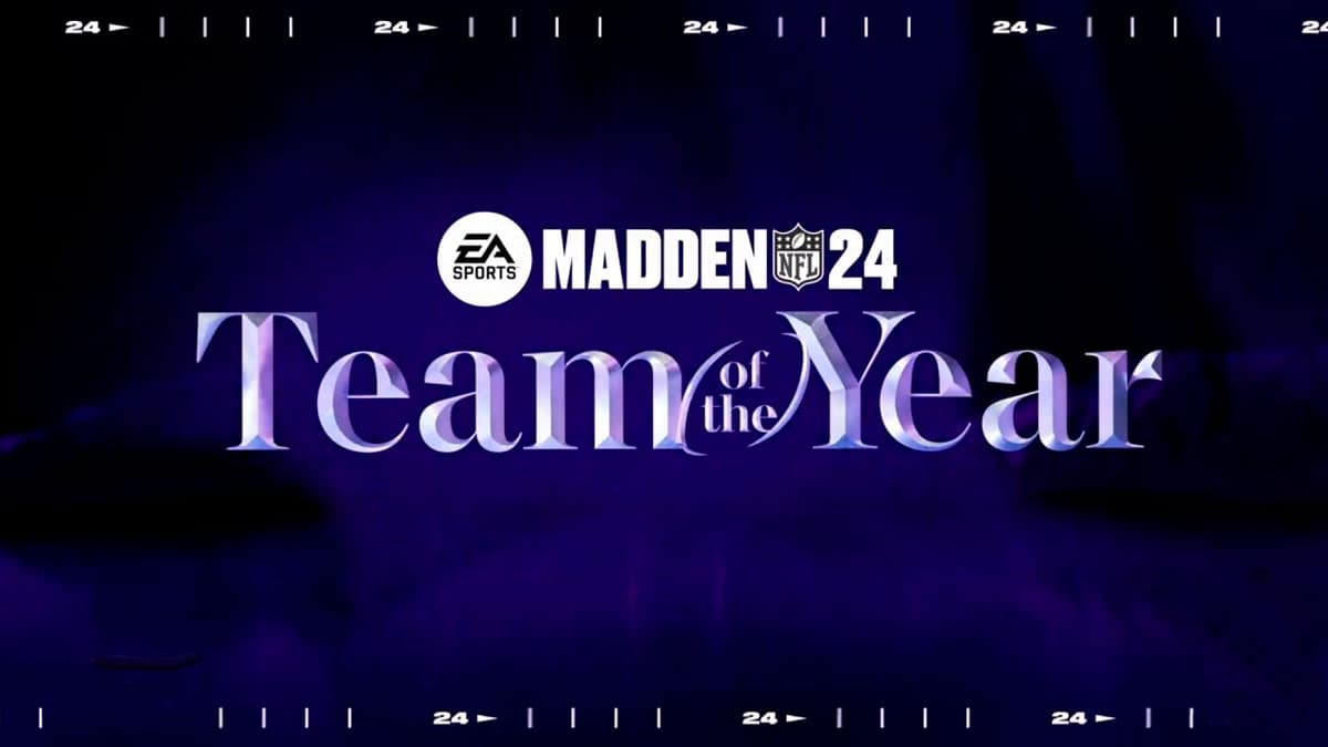 Madden 24 Team of the Year promo cover