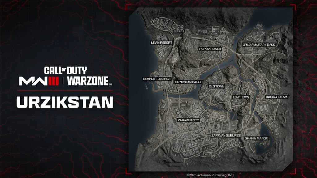 MW3 Zombies Urzikstan map.