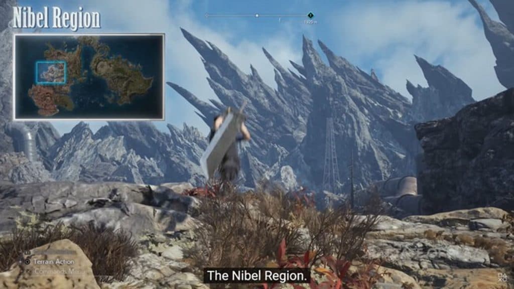 Final Fantasy 7 Rebirth Nibel region.