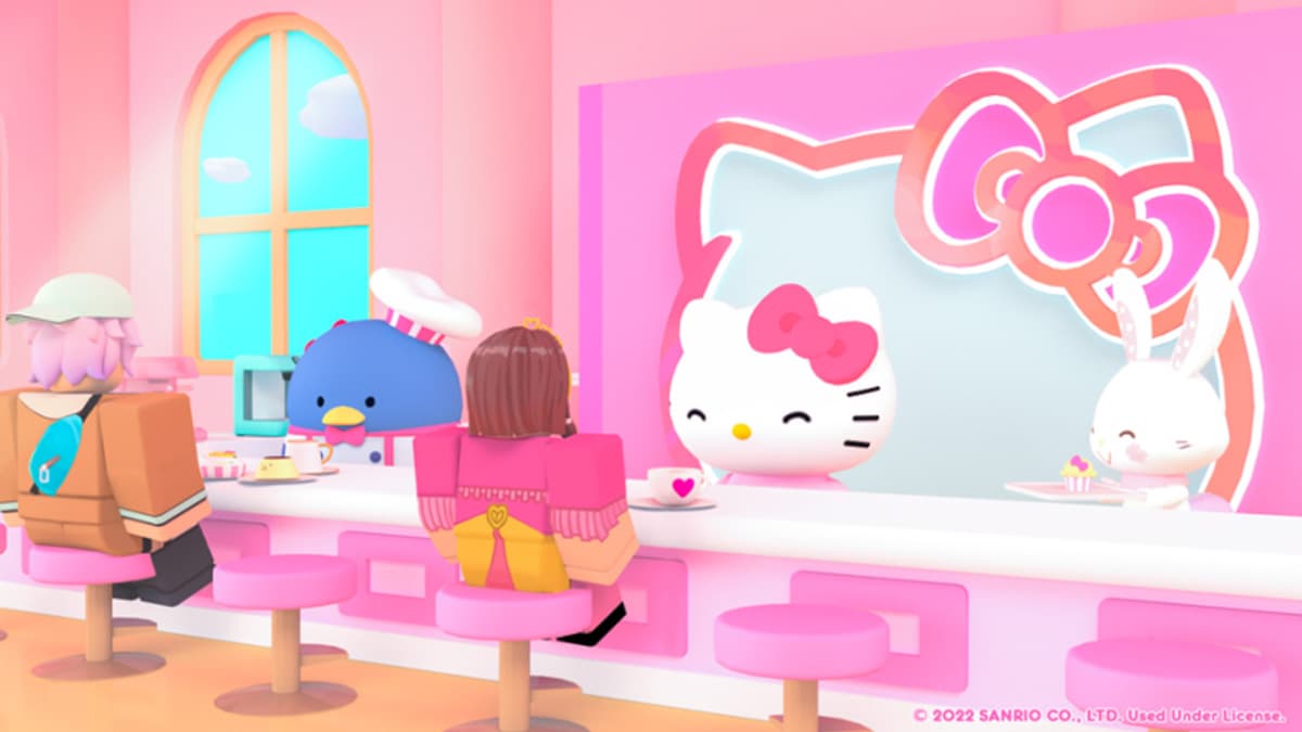 Hello Kitty in Roblox My Hello Kitty Cafe.