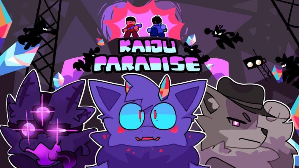 Kaijus and Survivors in Kaiju Paradise.
