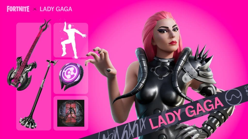 Lady Gaga Chromatica cosmetics in Fortnite