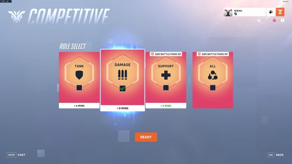 Role Queue for Competitive Play in Overwatch 2