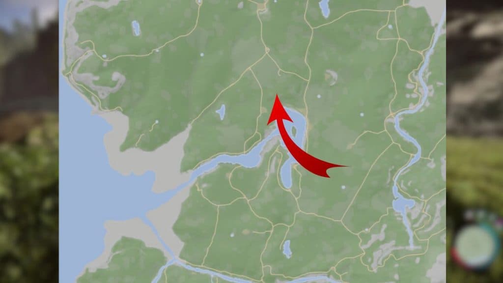 Lake location in Sons of the Forest