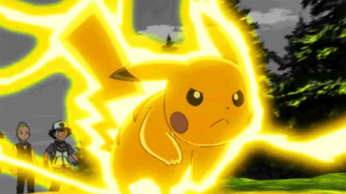 Pokemon Pikachu using Volt Tackle
