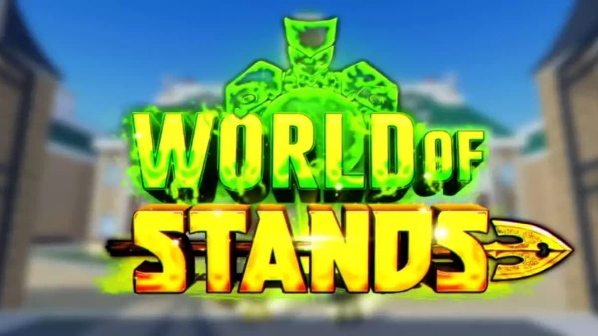 World of Stands main scren with its map in the background.