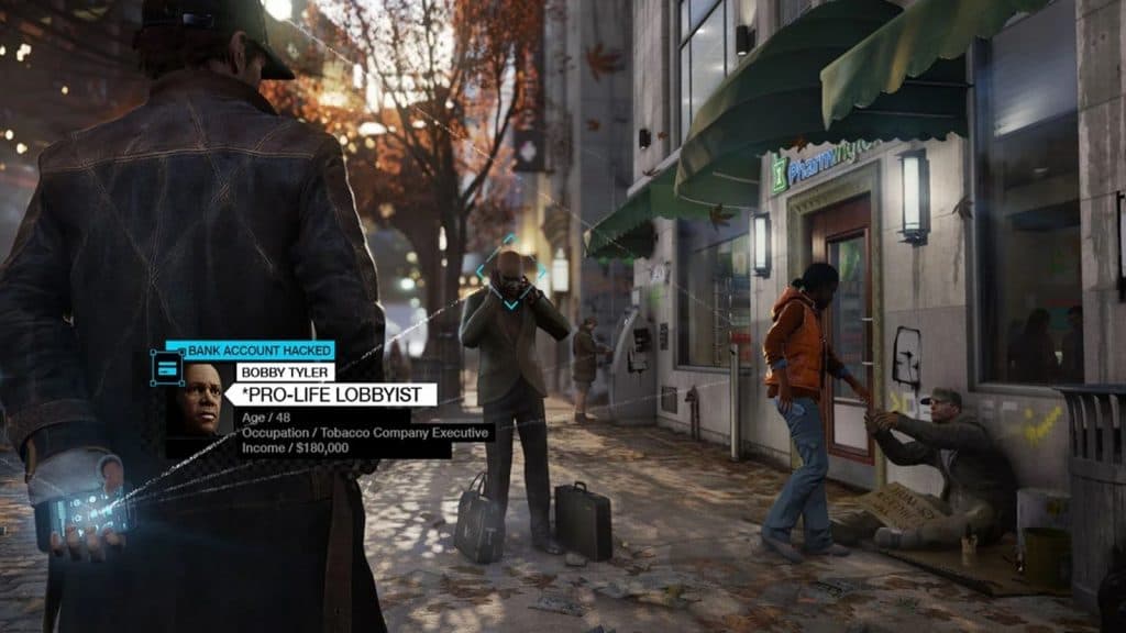 Watch dogs hacking to get private info