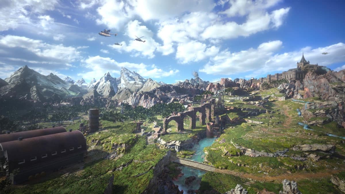 The Grasslands in Final Fantasy 7 Rebirth.