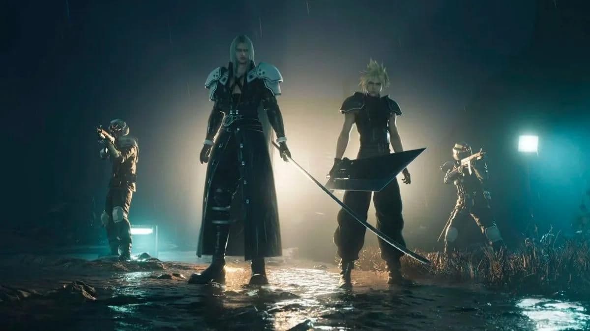 Cloud and Sephiroth in FF7 Rebirth