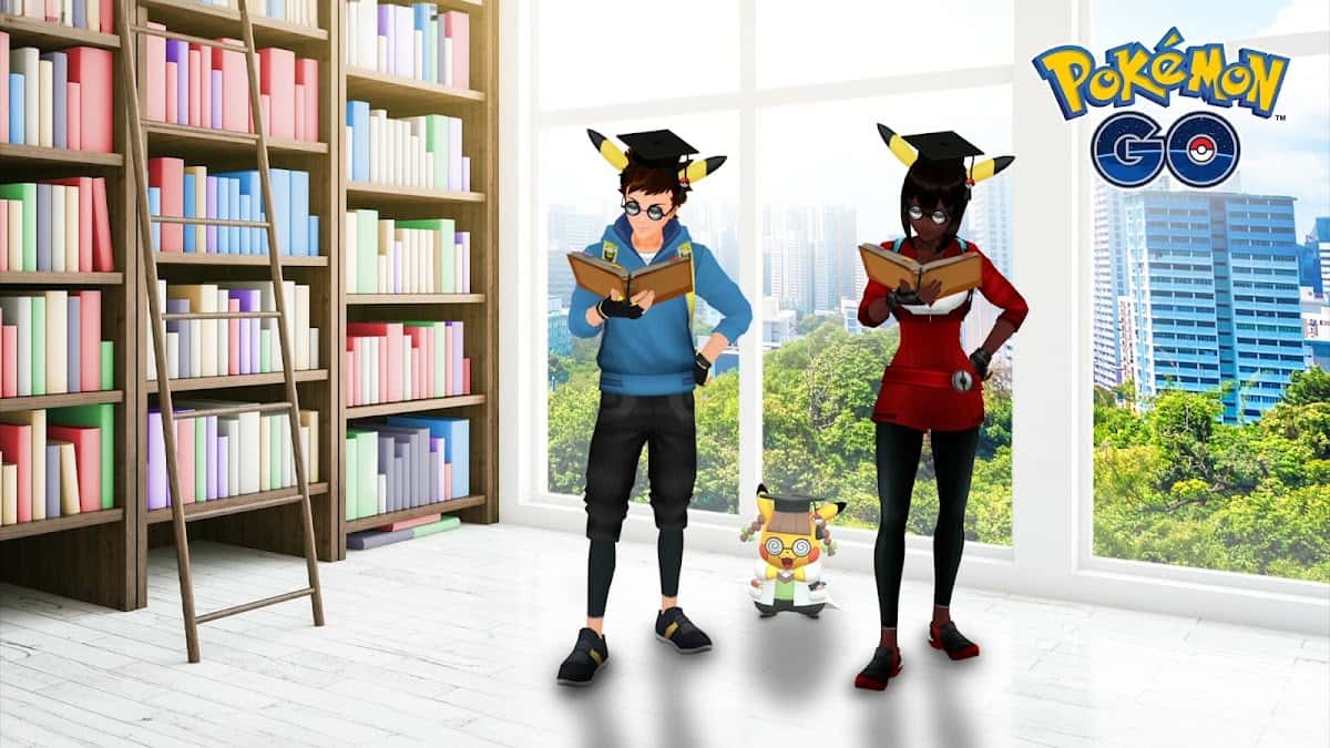 Pokemon Go trainers and Pikachu PhD