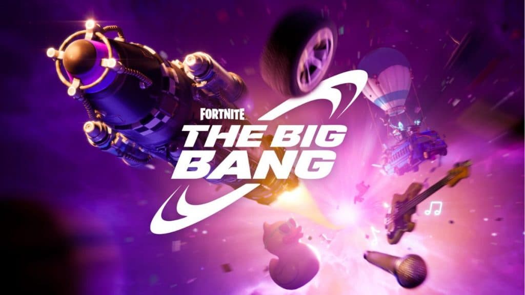 Big Bang event in Fortnite