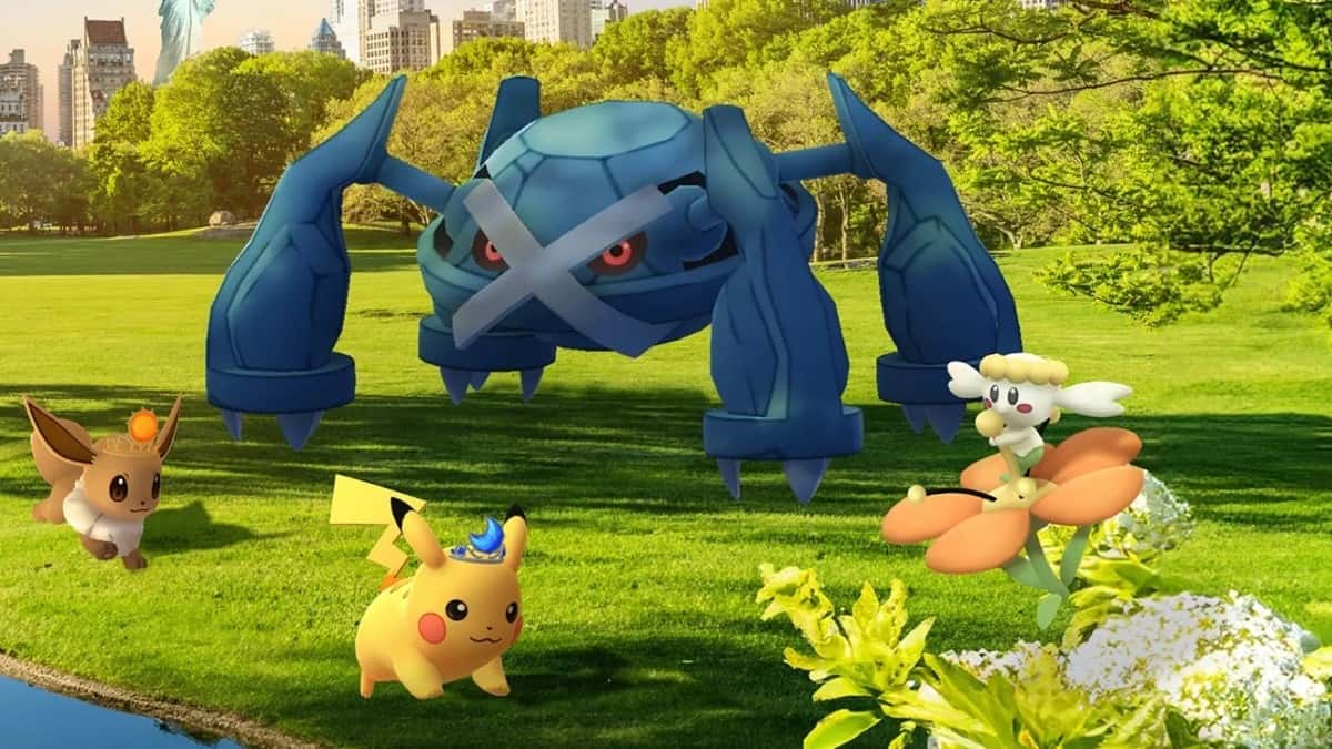 Pokemon Go Fest featured species in a park