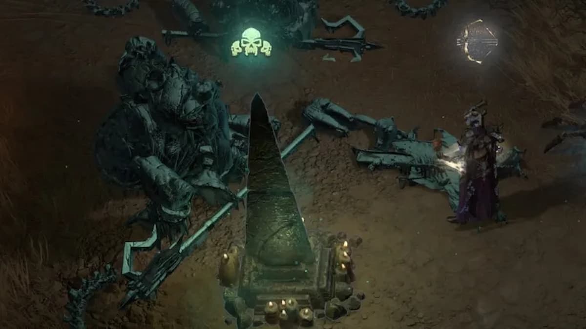 A shrine in Diablo 4 Gauntlet.