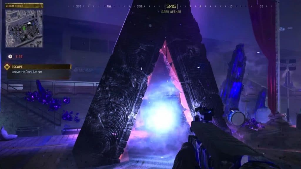Dark Aether Rift in MW3 Zombies.