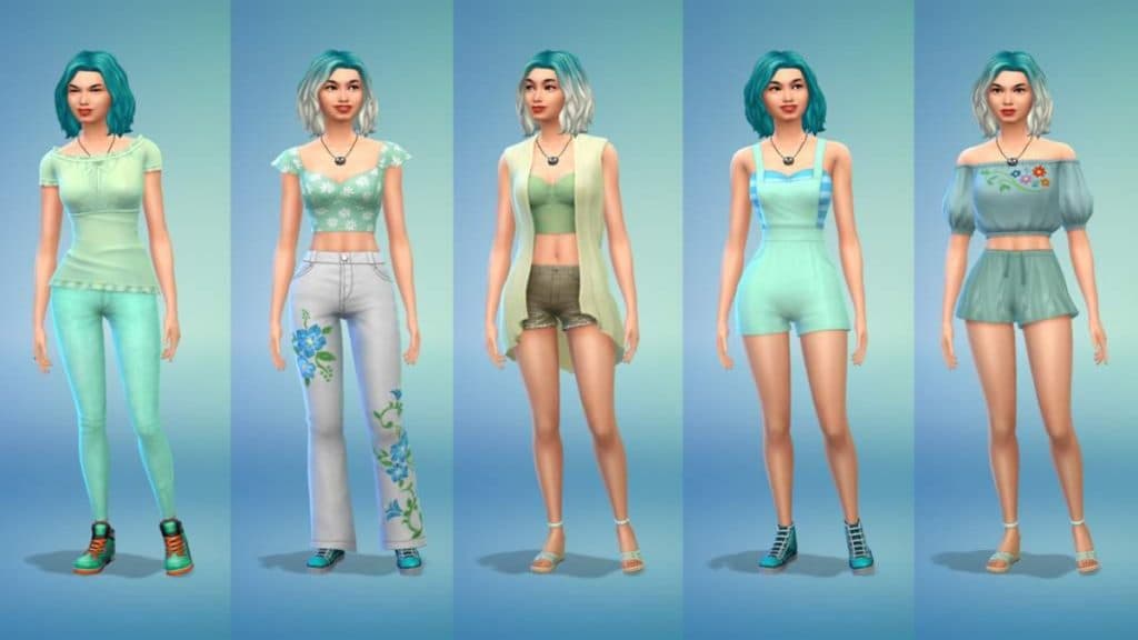 The Sims 4 Mint Generation