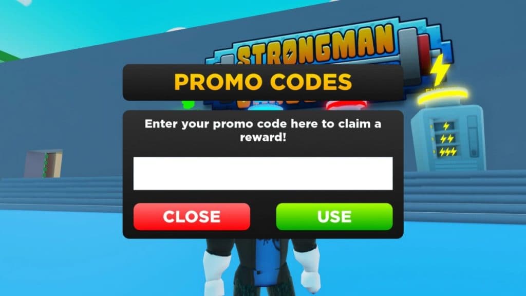 Strongman Simulator code redemption page